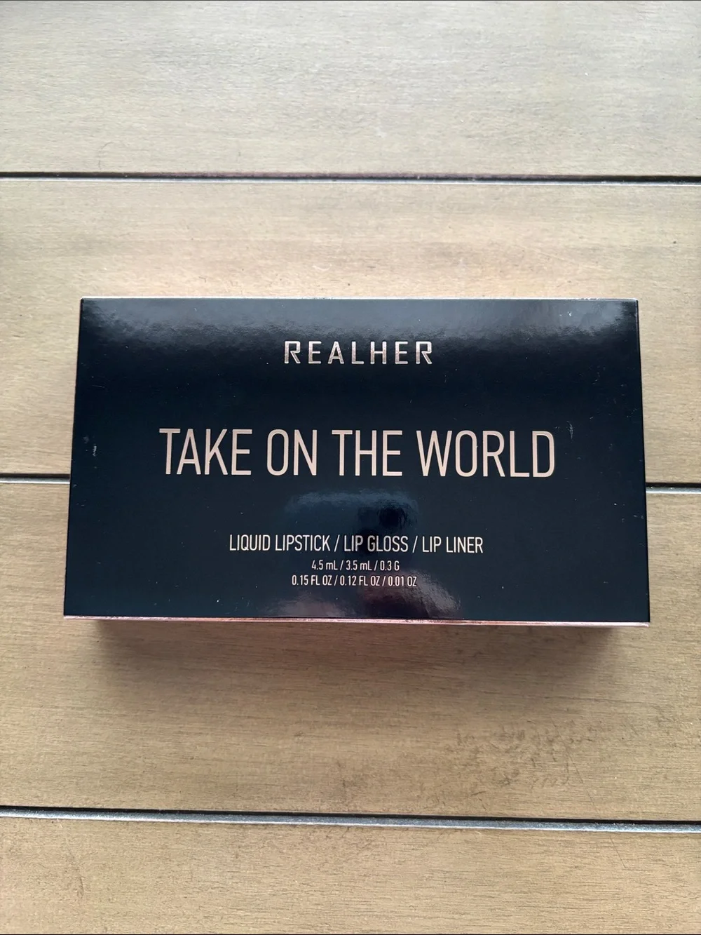 RealHer Take On The World Lip Set with Lipstick, Lip Gloss, and Lip Liner